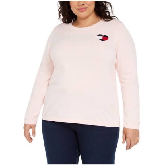 tommy hilfiger heart sweater